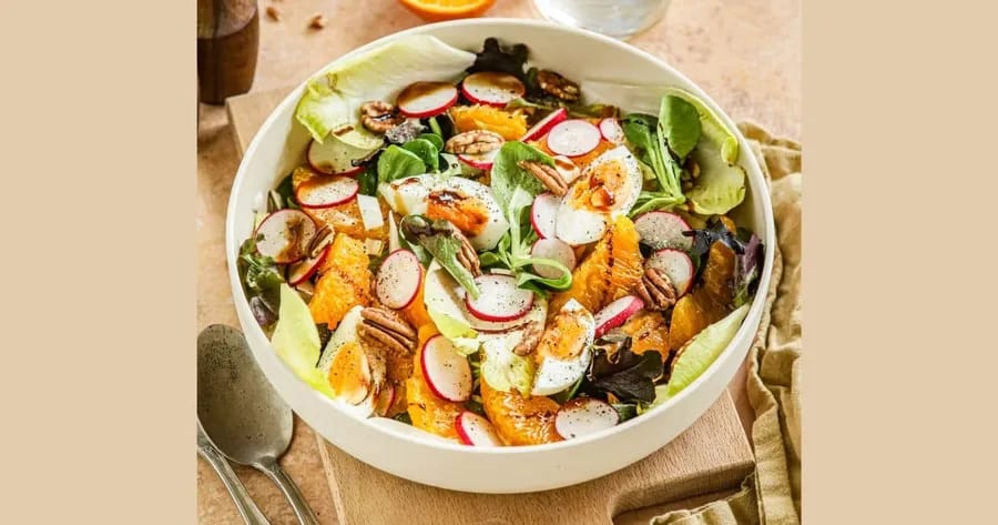 Salade met sinaasappel