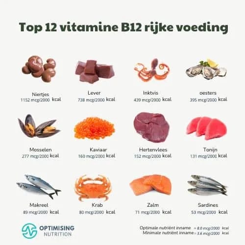 Inline image from 12 bronnen van vitamine B12 en hun rol in je voeding