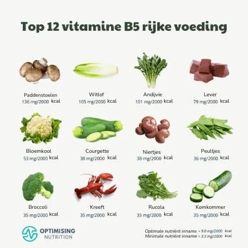 Inline image from 12 bronnen van vitamine B5 en hun rol in je voeding