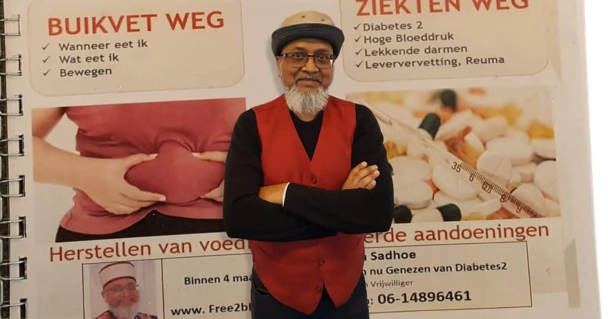 Hoe Achiekoela zijn omgeving inspireert bij het omkeren van diabetes