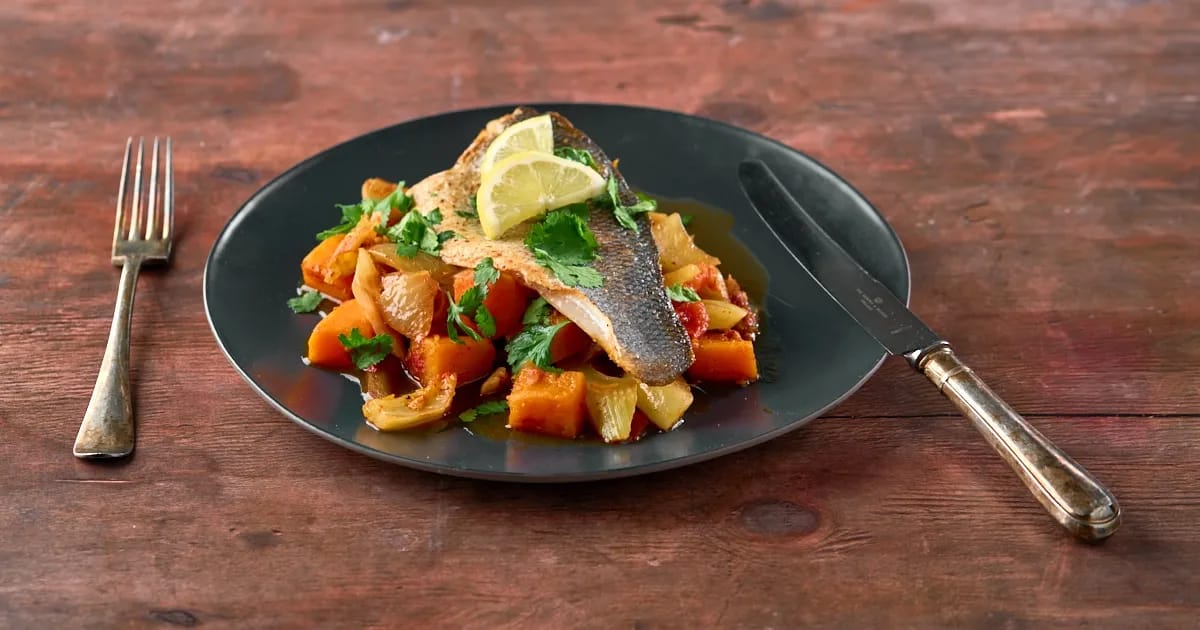 Marokkaanse visstoof met kabeljauw