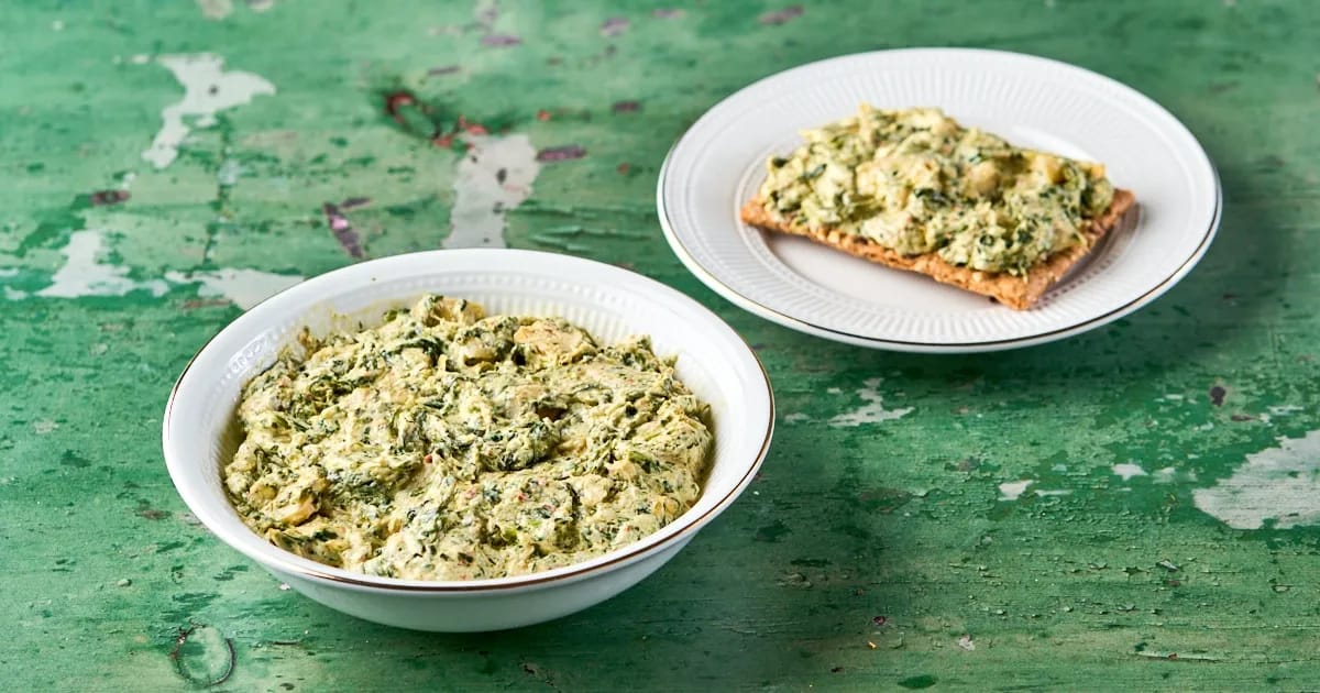 Spinazie-artisjokspread