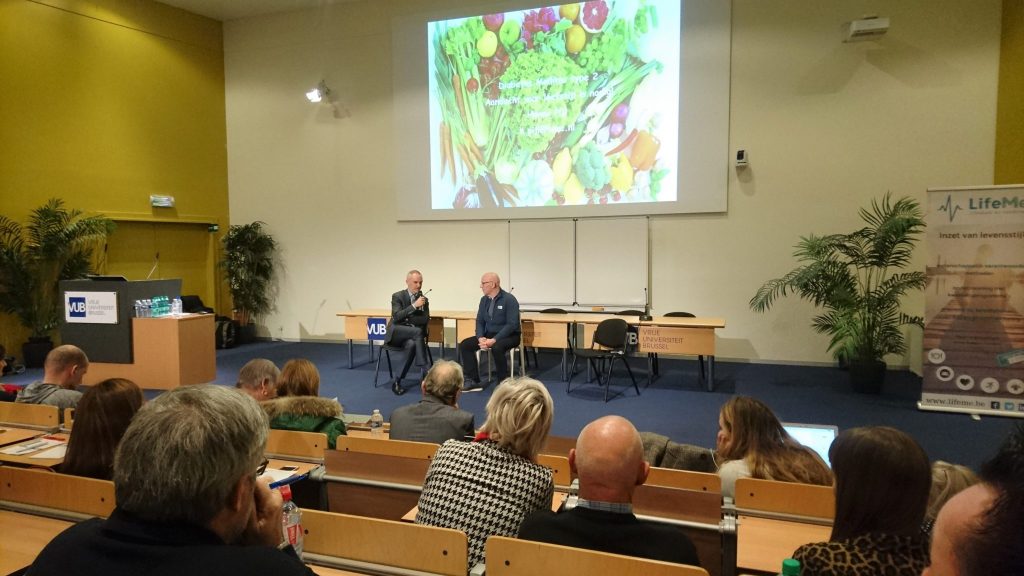 Hanno Pijl en Wim Tilburgs geven lezing LifeMe congres Vrije Universiteit Brussel