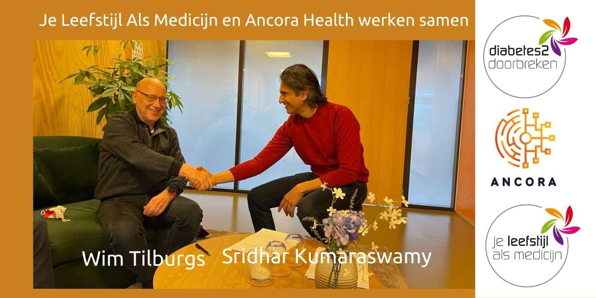 Je Leefstijl Als Medicijn en Ancora Health werken samen aan een gezonder Nederland